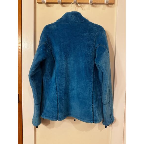 Mountain Hardwear Women's Large Blue Fuzzy Fleece Zip Up Lined EUC! - Picture 5 of 6